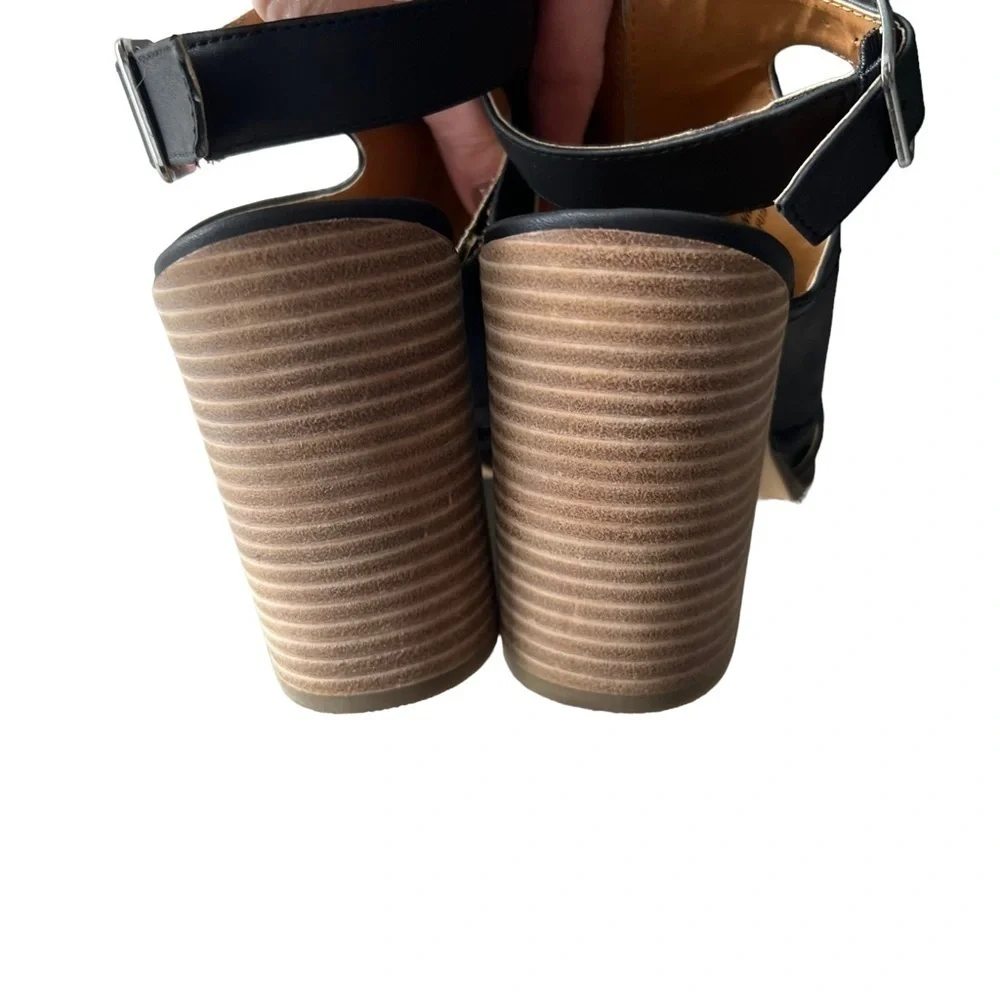 Dolce Vita - Brista Block Heel Ankle Strap Dress Platform Sandal Sz 10